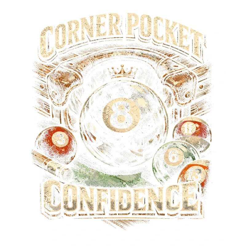 8-Ball Billiards Corner Pocket Confidence