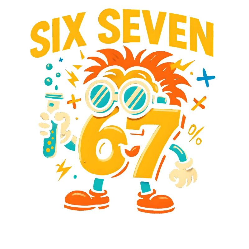 Six Seven 67 Science Humor Nerd Gift Idea