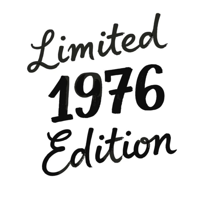 Édition Script Anniversaire Vintage 1976