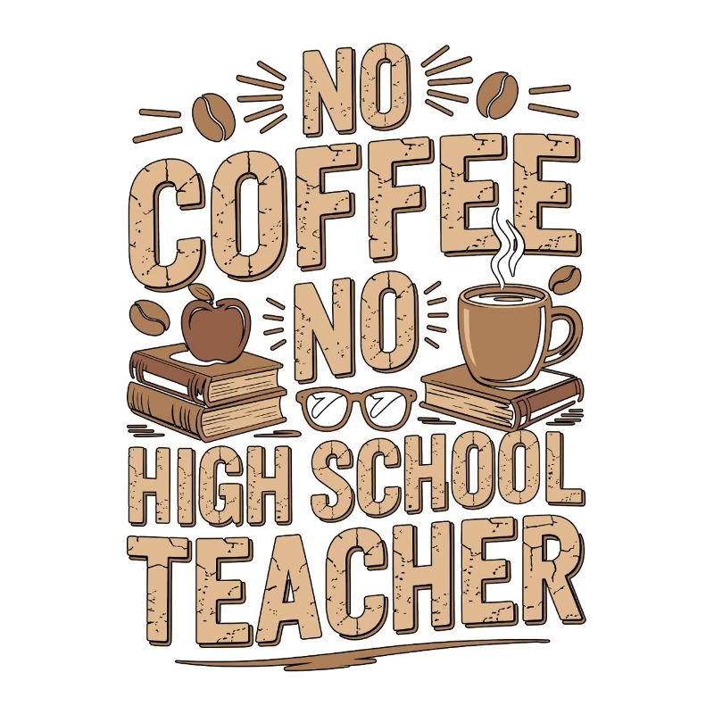 Professeur de lycée Pas de café Maître de café