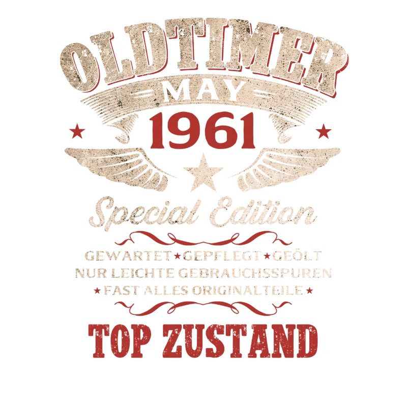 65. Geburtstag Geschenk Mann Oldtimer Mai 1961