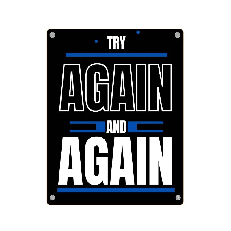 Try again