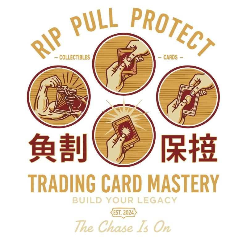 Rip Pull Protect Trading Card Mastery Bau deine