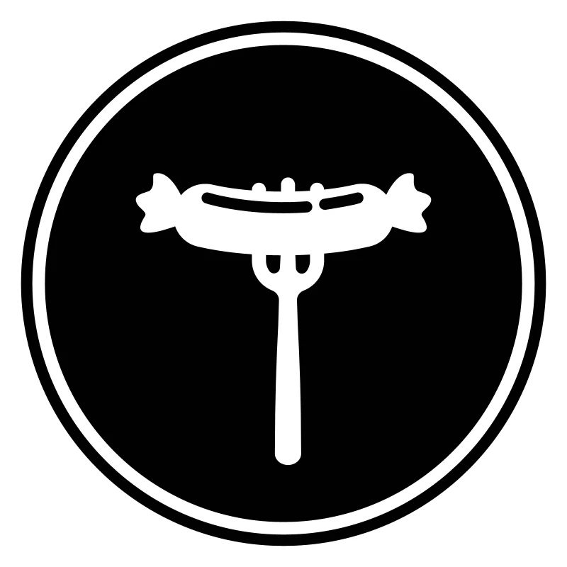 Bratwurst meat icon