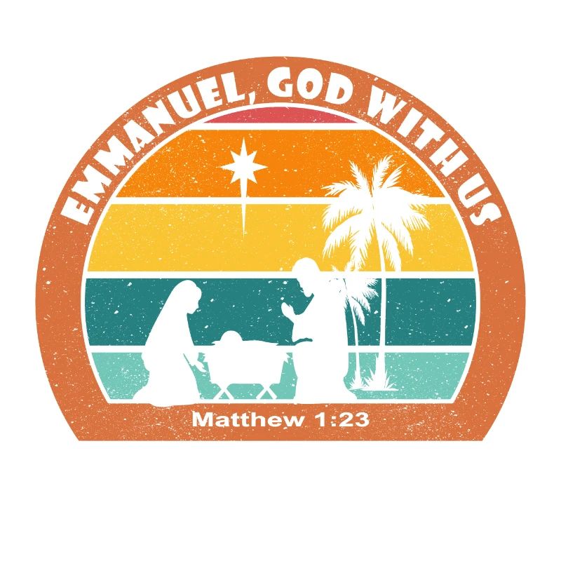 Christmas Nativity with Jesus - Emmanuel, God Wit