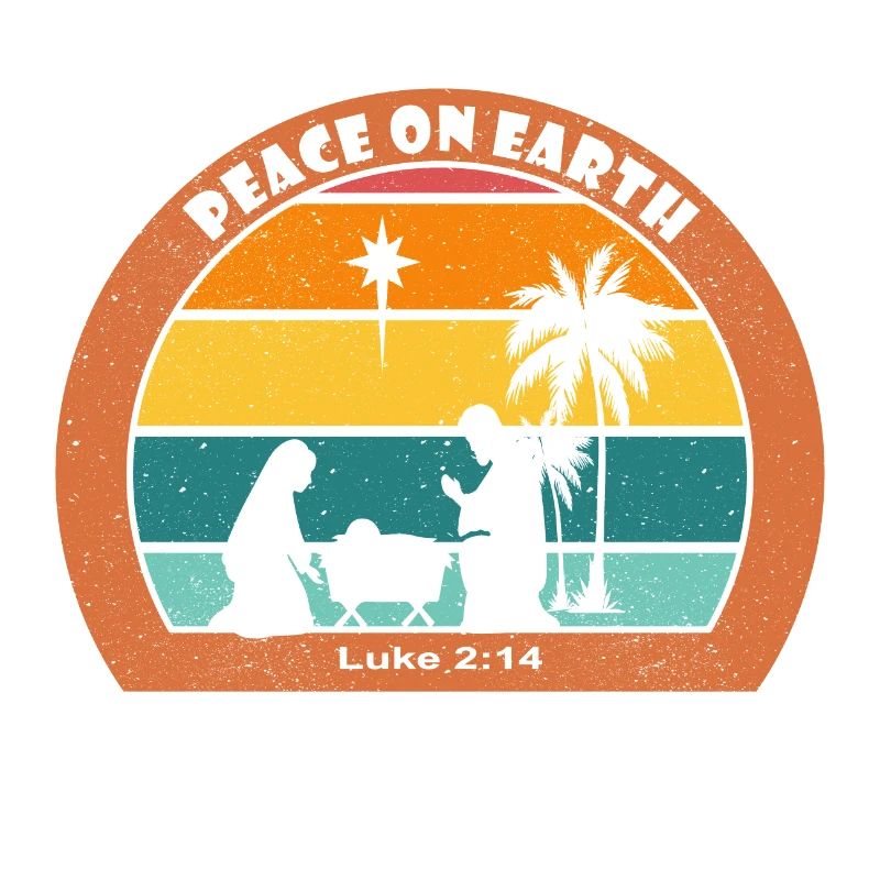 Christmas Nativity with Jesus - Peace On Earth
