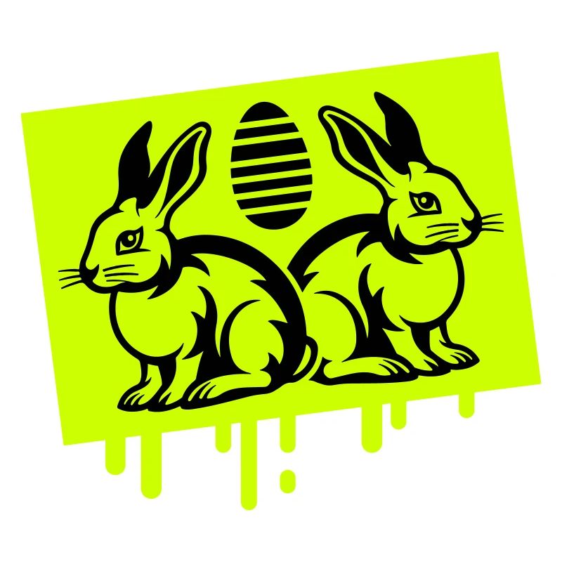 Symbole de lapin de Pâques Pâques