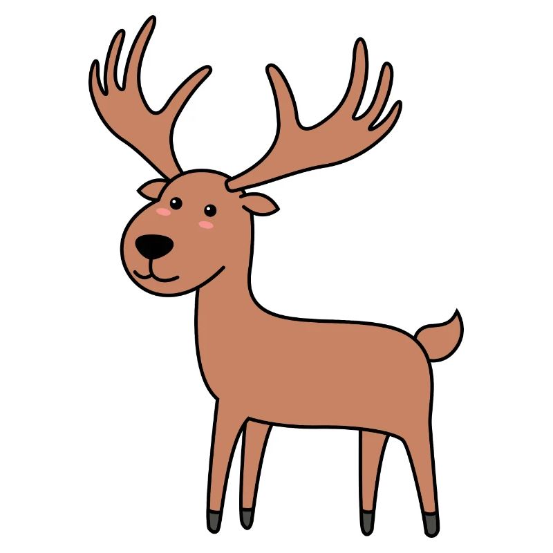 Moose Comic Animal