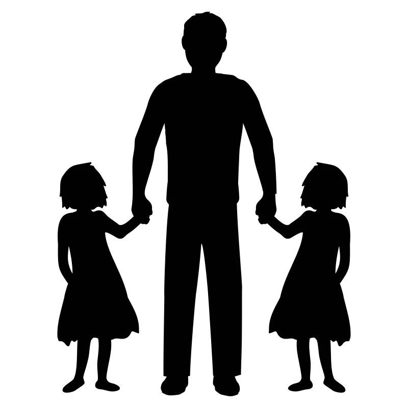 Dad Daughters Twins