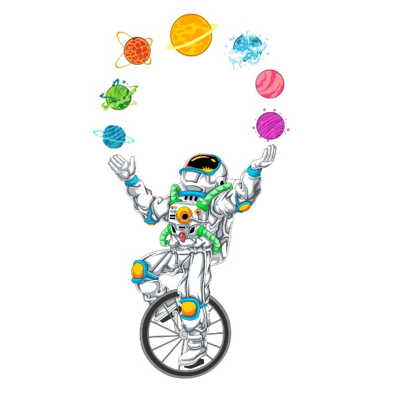 Astronaut Juggling