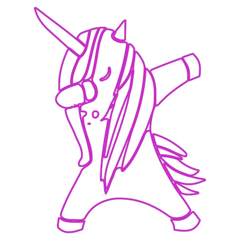 dabbing unicorn unicorn