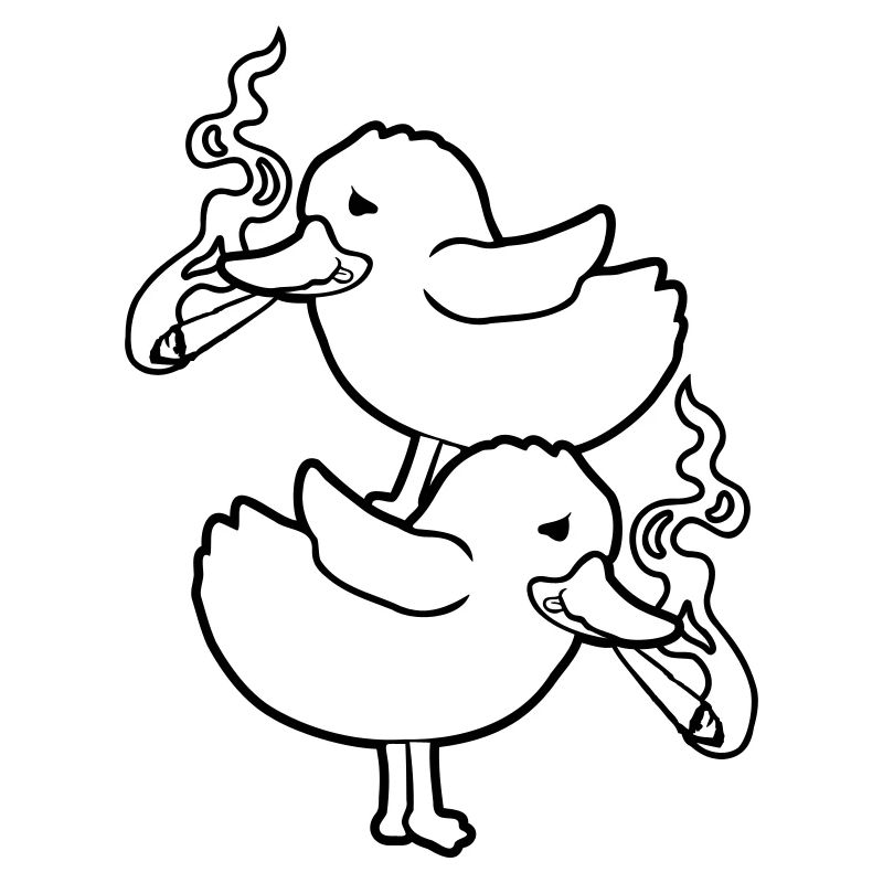 2 Freunde Weed Küken
