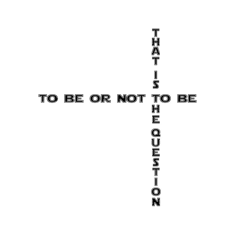 to be or not to be - sein oder nicht sein 2