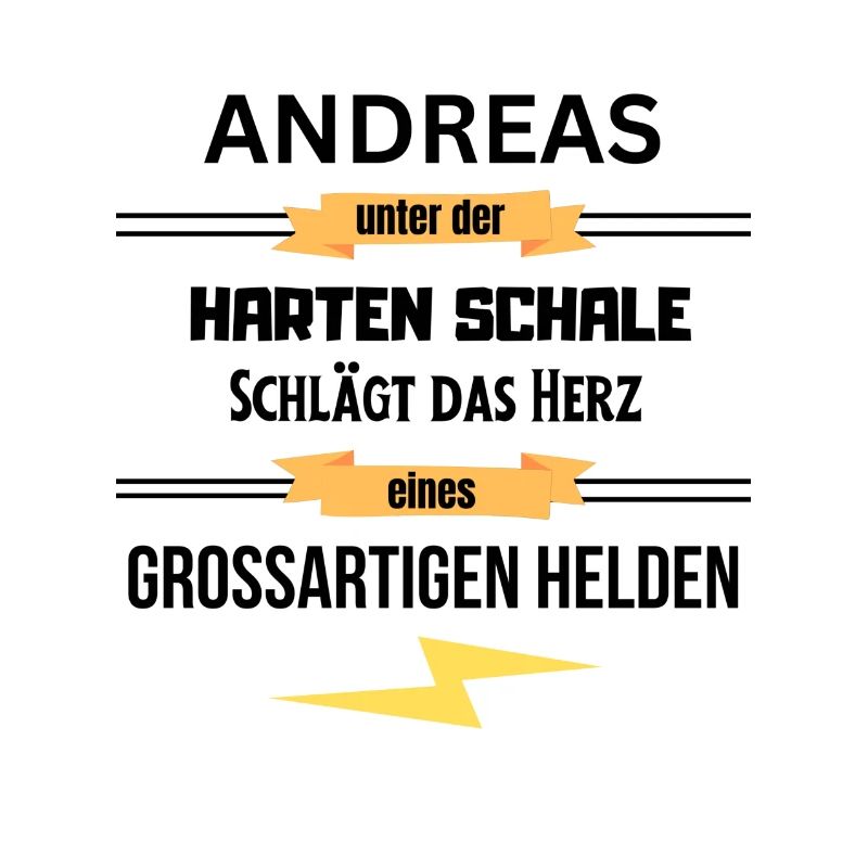 Andreas harte Schale eines Großartigen Helden