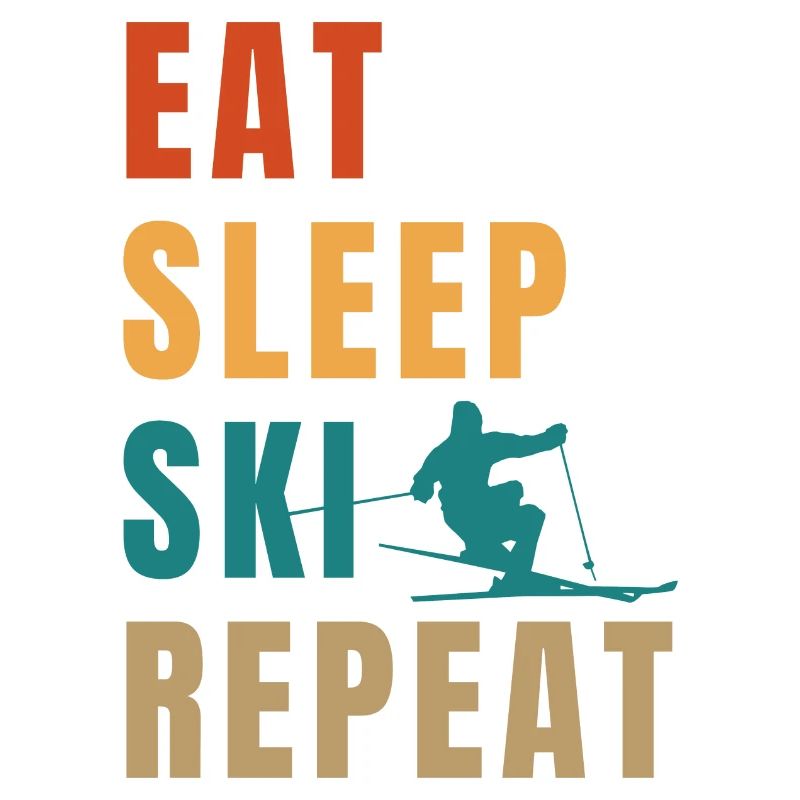 Manger dormir ski répéter
