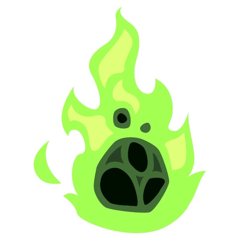 boule de feu verte