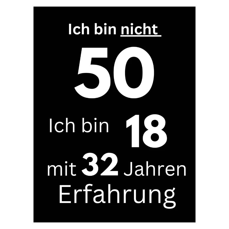 Ich bin nicht 50