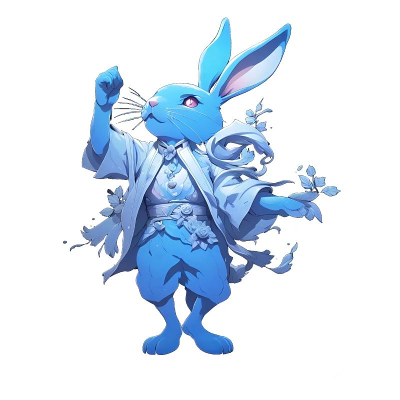 CONIGLI0 BLEU CLAIR