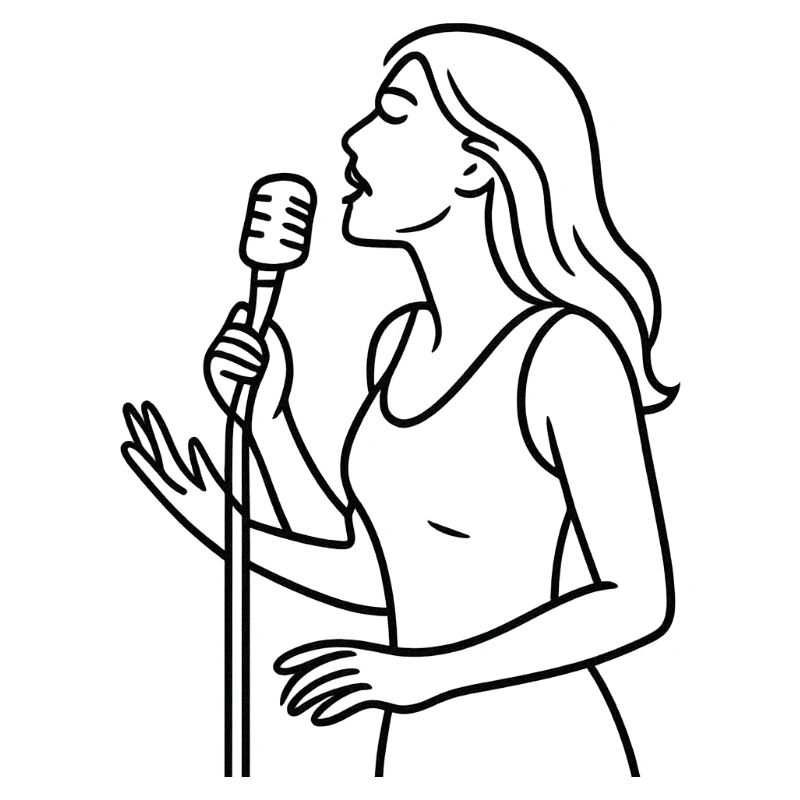 singing woman