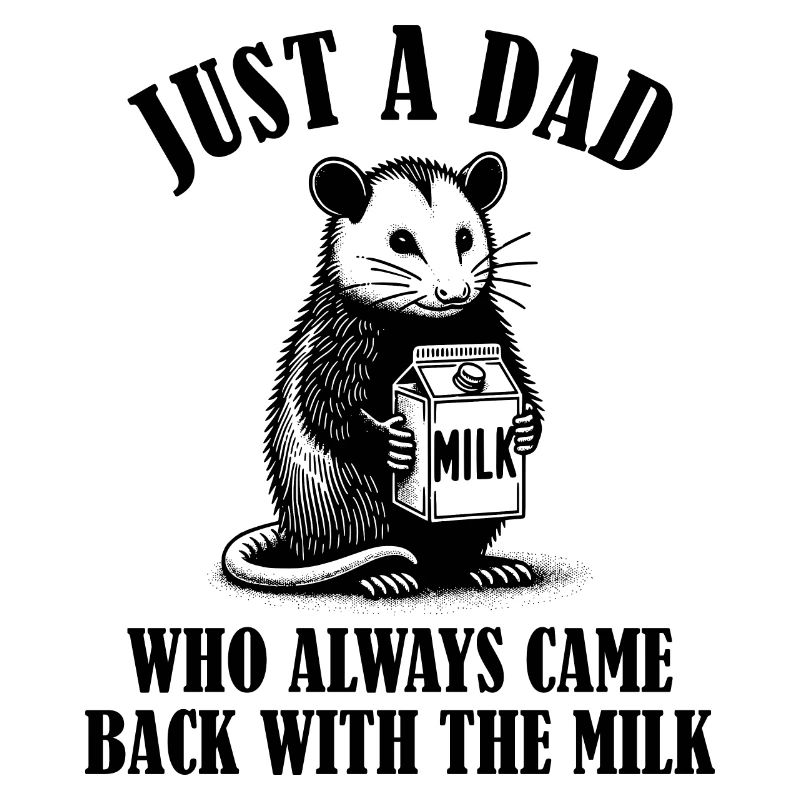 Opossum Humor Dad Same Parent Daddy