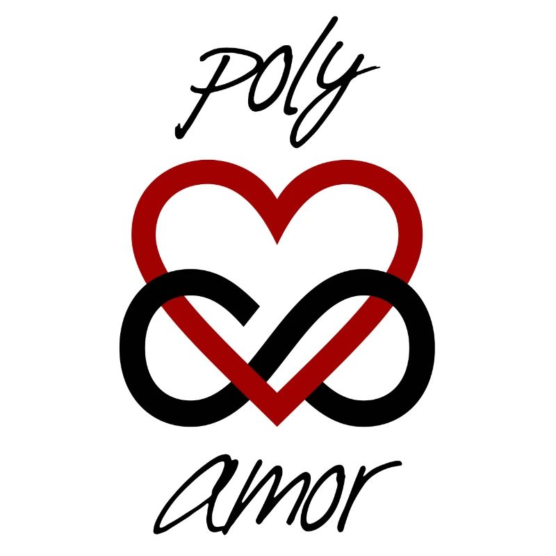 Herz Unendlichzeichen Liebe Polyamorie poly amor