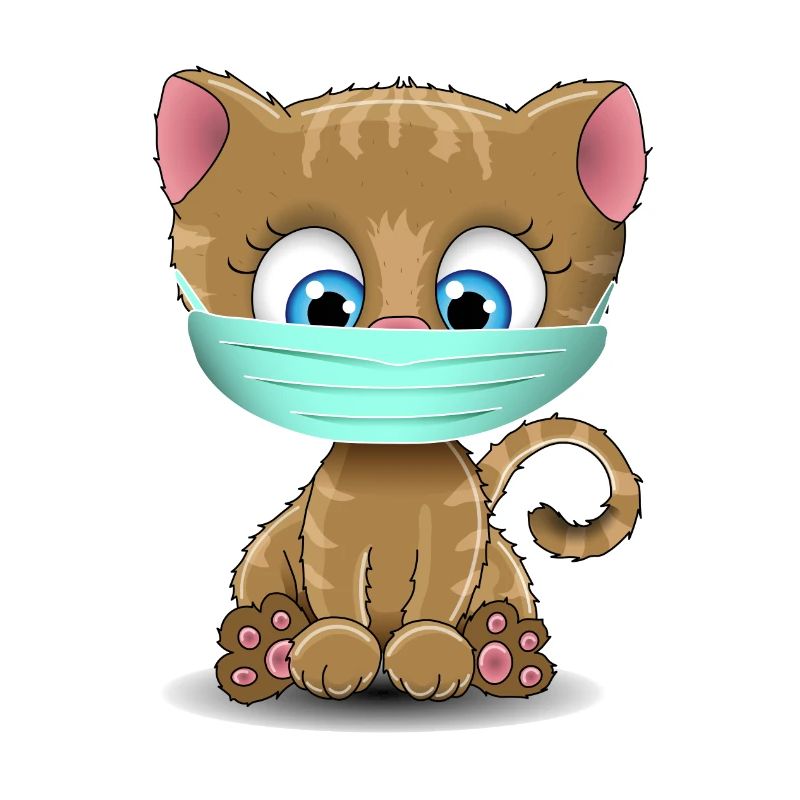 Chat garde-bouche