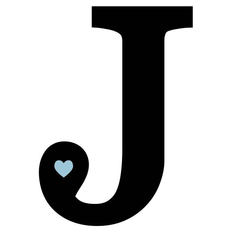 Letter J initial