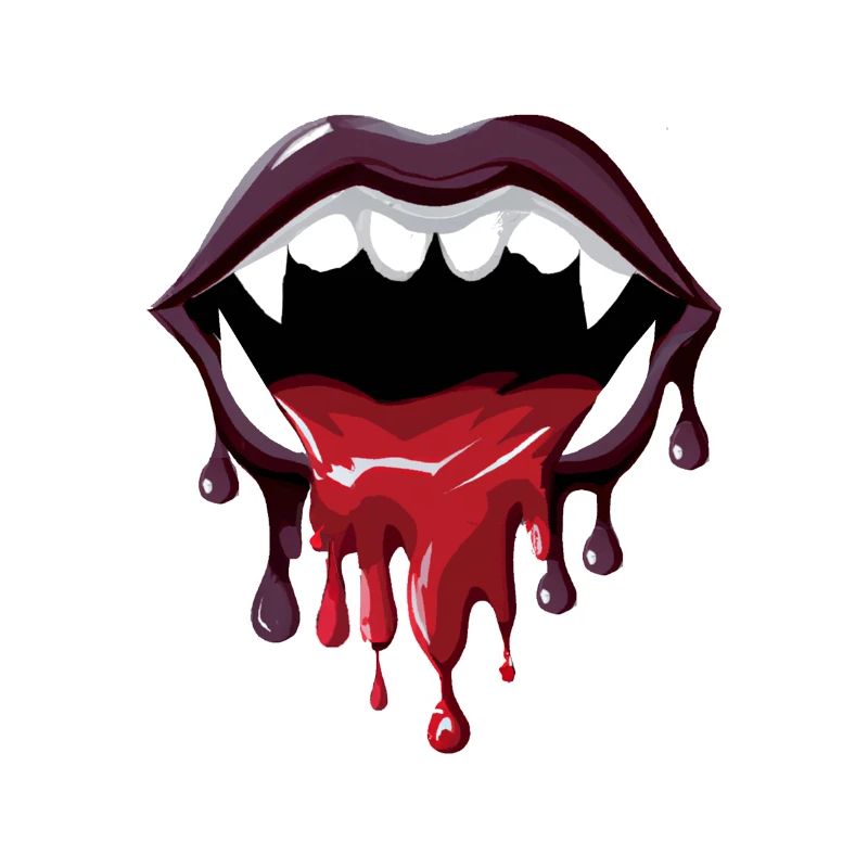 Dripping Vampire lips