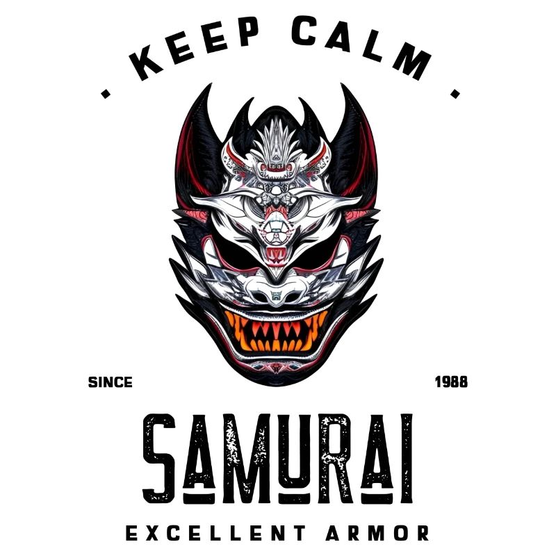 samurai Since 1988 armor keep calm excellent armor