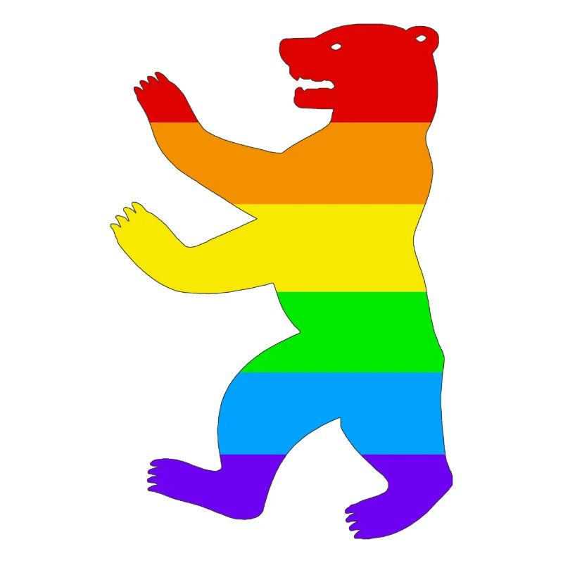 Berliner Bär / Pride Bear / Regenbogen