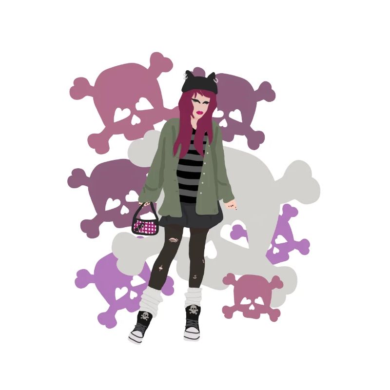 Emo Mädchen