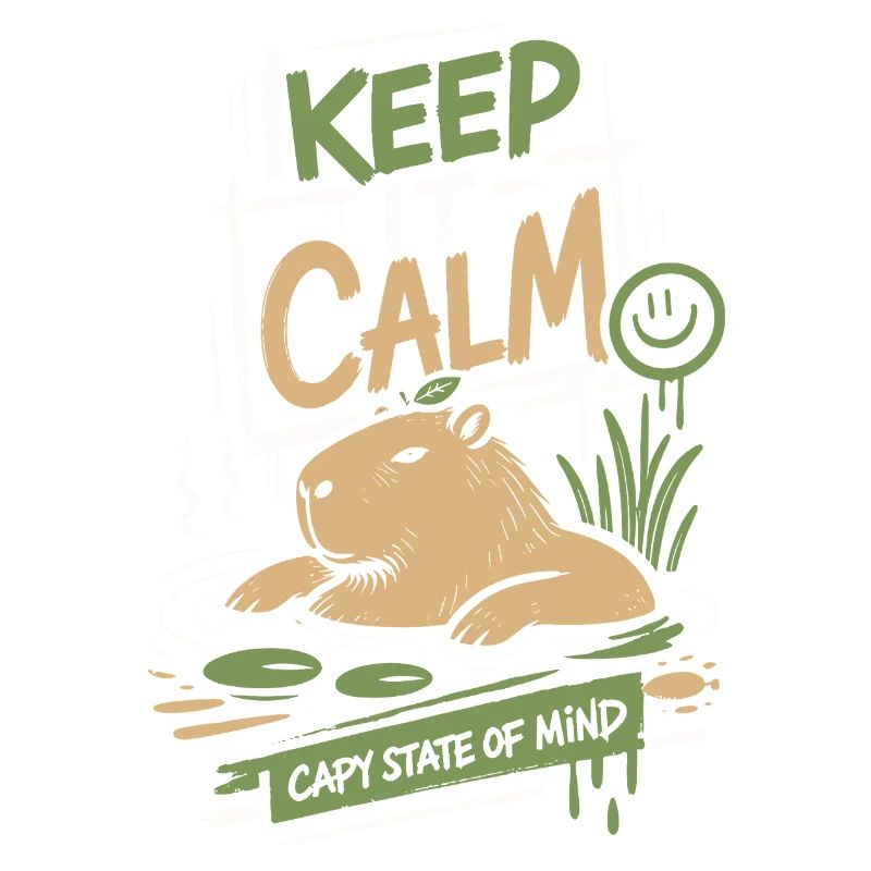 Keep It Calm Capy State Mind