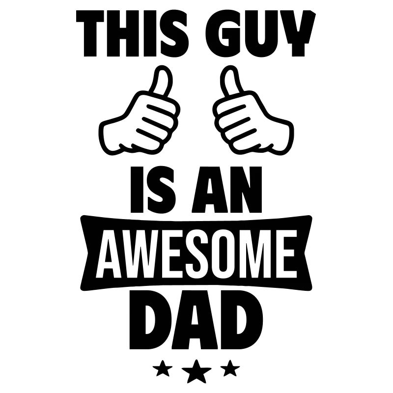 Dieser Typ ist ein cooler Papa