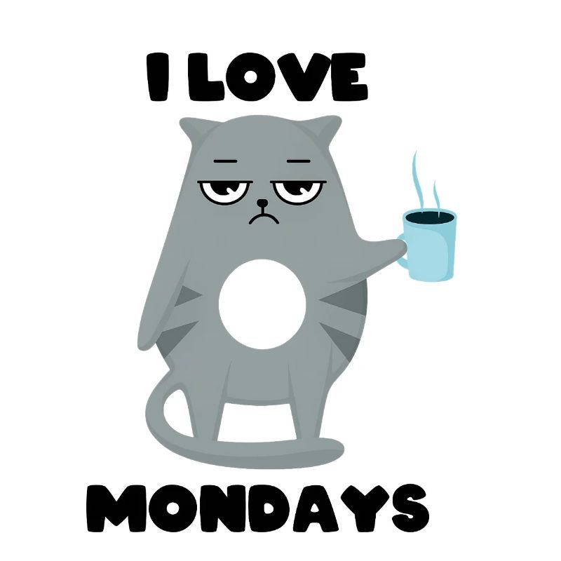 J’adore les lundis - Cat Grumpy