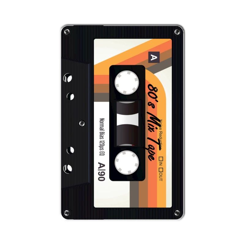 Retro 80s + 90s cassette
