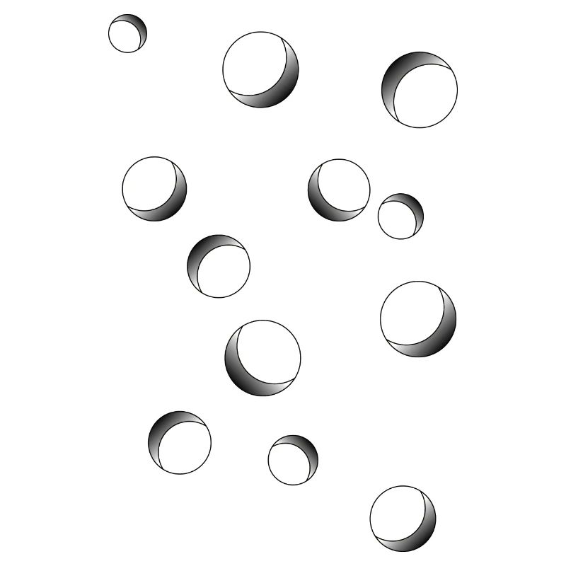 Löcher im Bauch - optischer Effekt