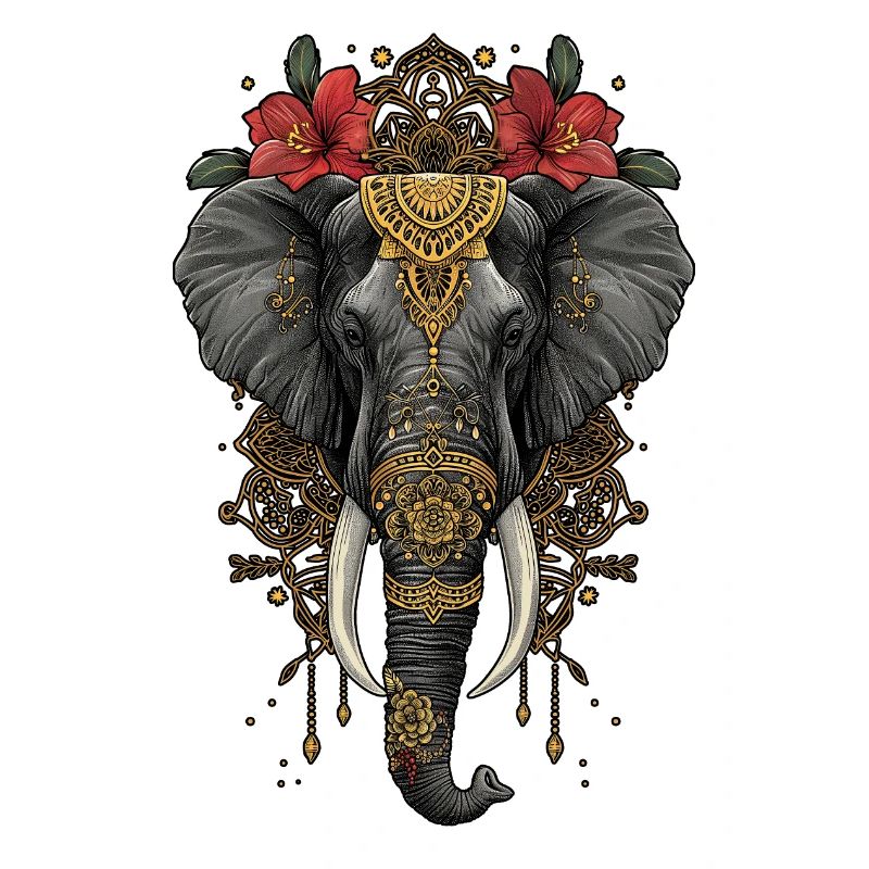 Mandala elephant