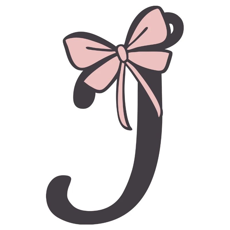 Initial letter i Ribbon