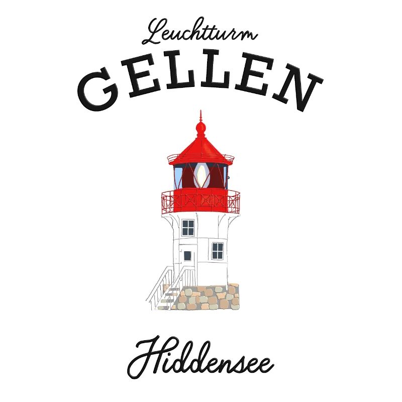 Hiddensee, Lighthouse Gellen, Poster