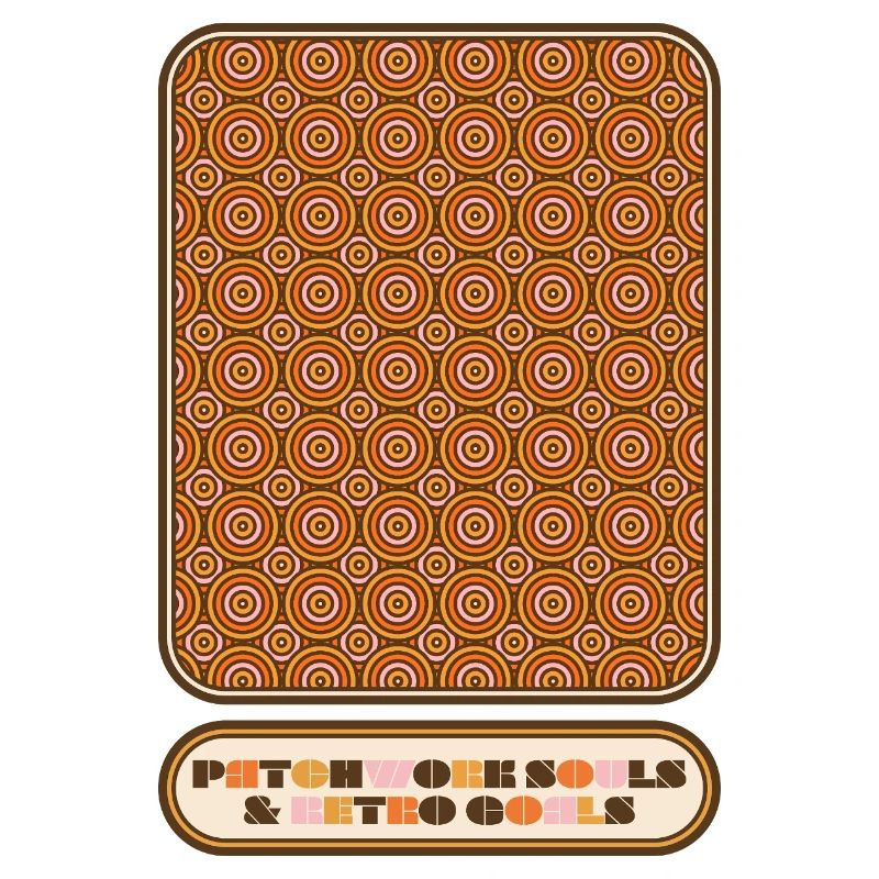 Patchwork Souls & Retro Goals – 70s Pattern