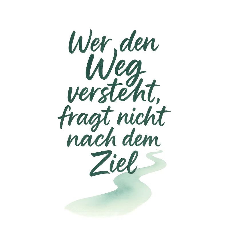 Motivational quote with waterway elements