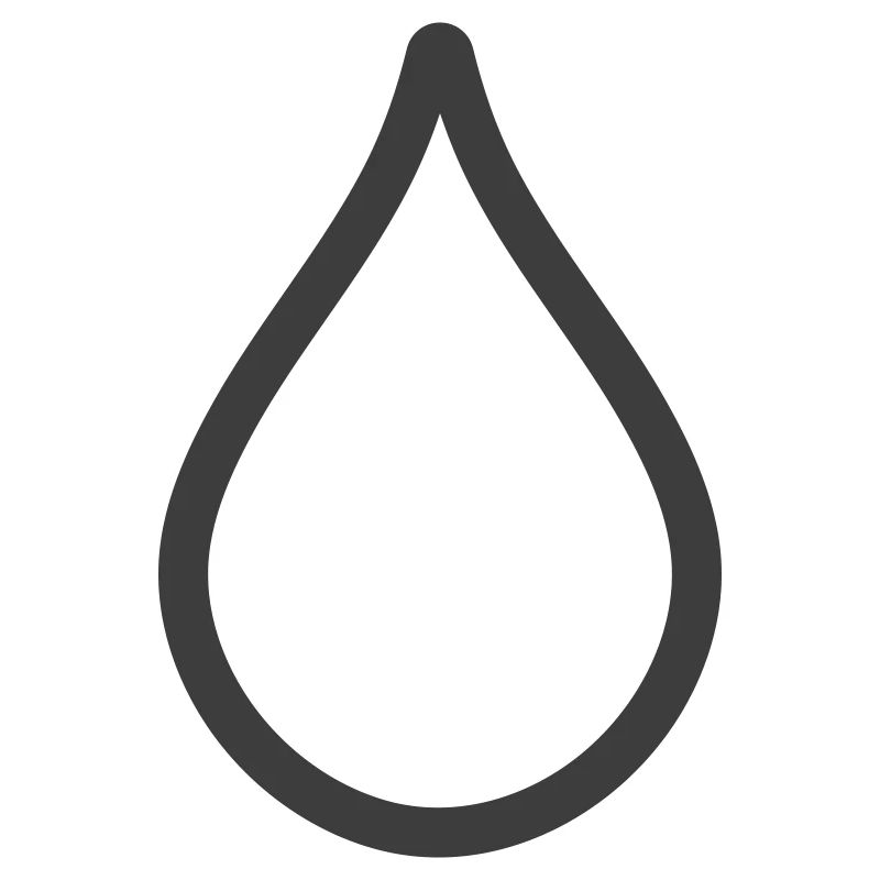 Simple Water Drop Icon Logo