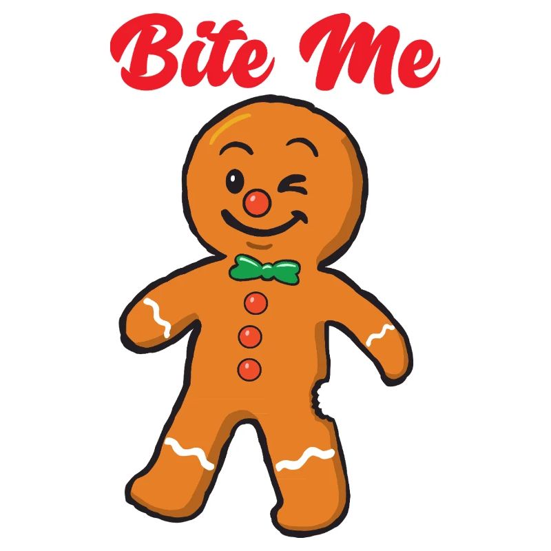 Gingerbread man bite me