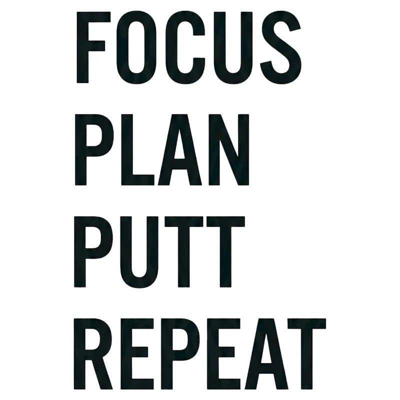 Golf Focus Plan Putt Reapeat