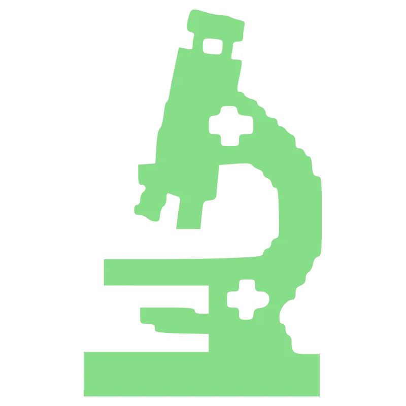 Icône du laboratoire de pixels de microscope