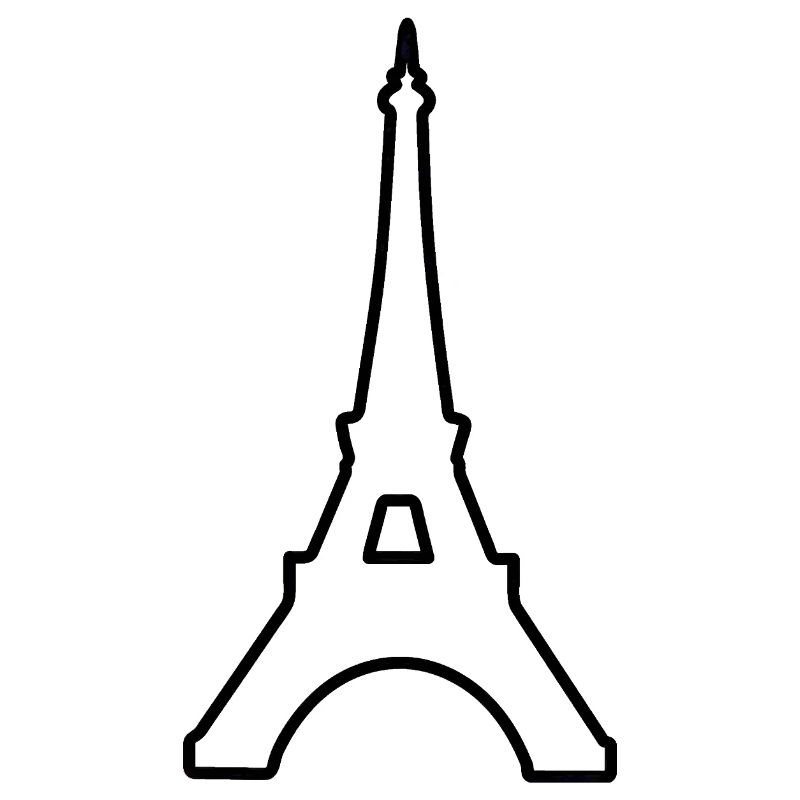 Tour Eiffel Paris monument minimaliste