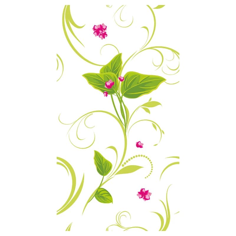 Branche avec des fleurs roses