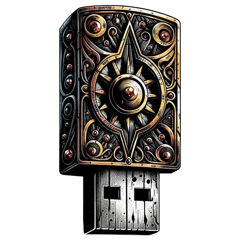 Dunkler USB-Stick