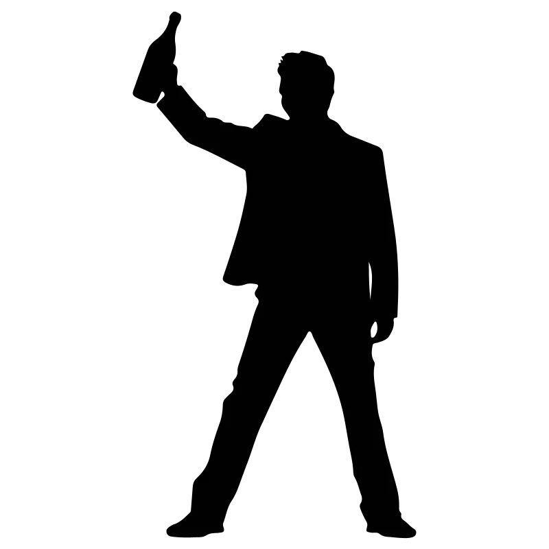 Drunk Silhouette
