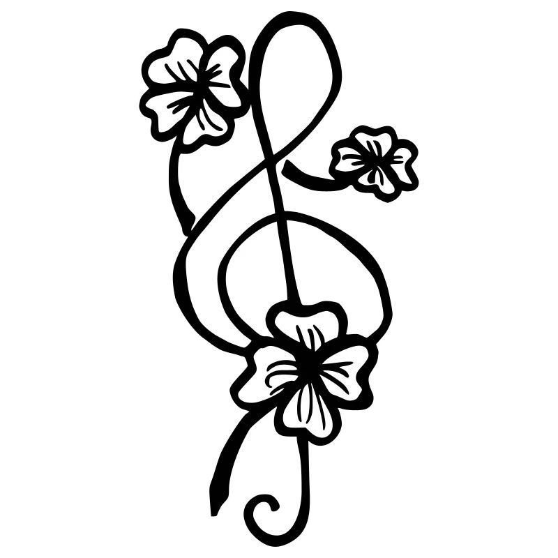 Clef shamrock